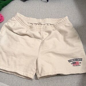 Brandy Melville Cream Shorts